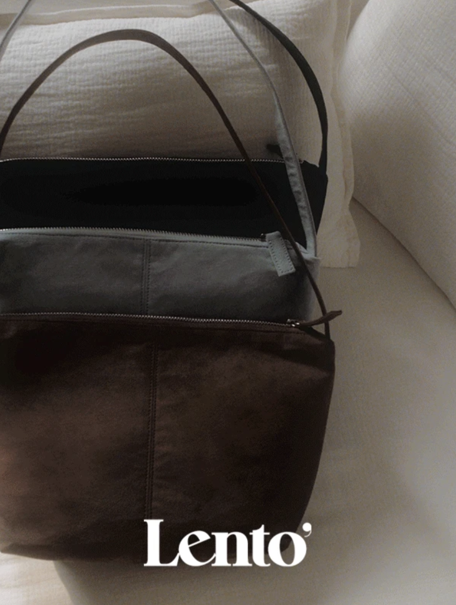 預訂｜SLOWAND #LENTO Your Light Suede Bag (3 Color)