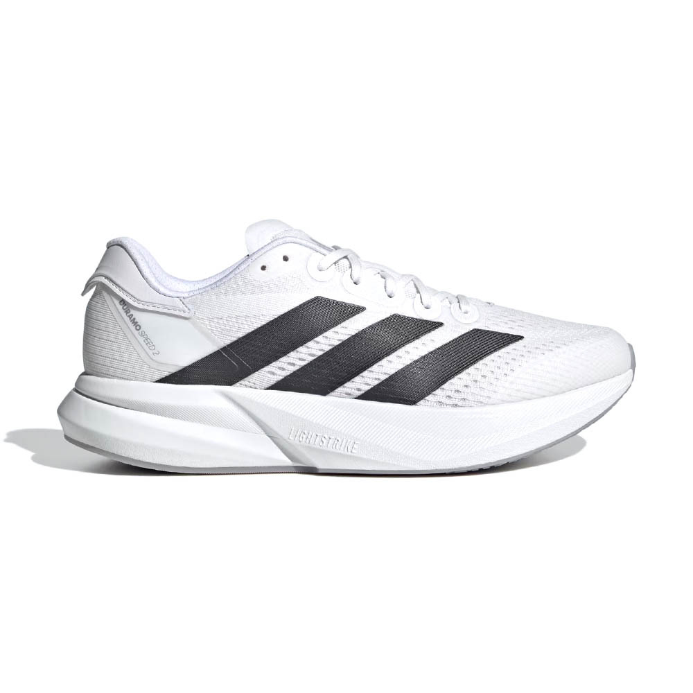Adidas Duramo Speed 2 男鞋 女鞋 白色 運動 緩震 輕量 透氣 網布 跑鞋 慢跑鞋 IH8206