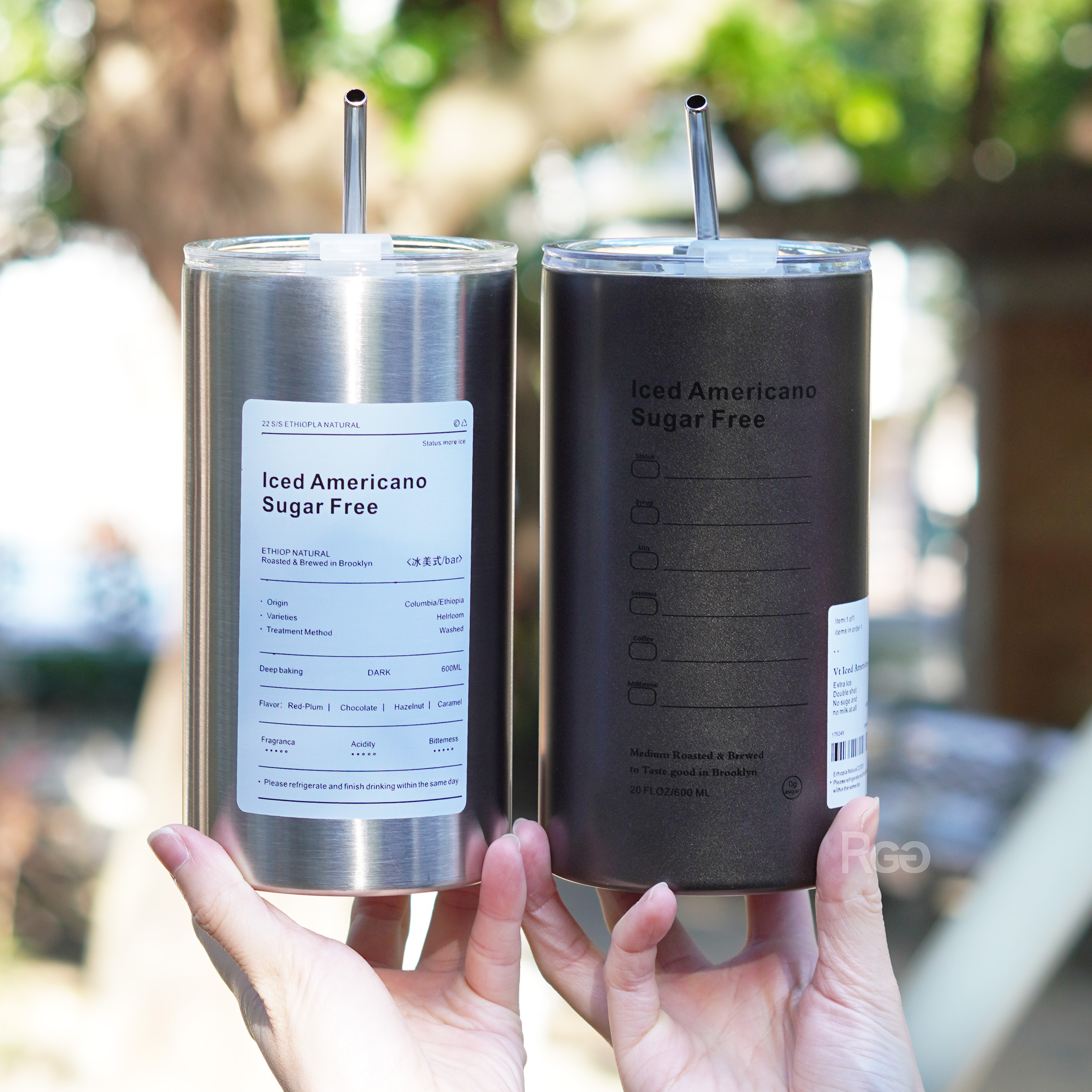 工業風金屬雙層不鏽鋼保溫保冷環保杯