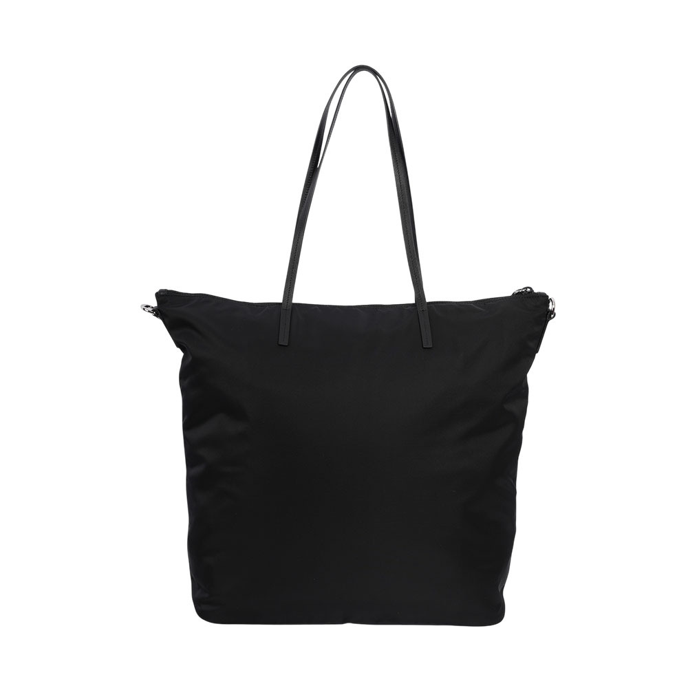 三角牌標誌尼龍二用托特包(黑色) 1BG189 ZOT F0002