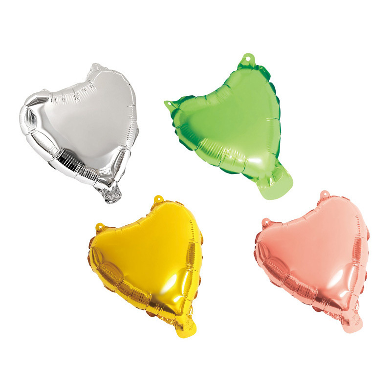 佈置用氣球/彩色愛心 4入