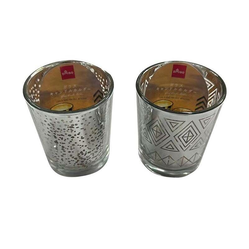 玻璃蠟燭杯/電鍍