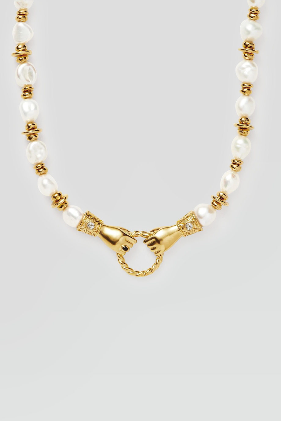 MISSOMA｜IN GOOD HANDS 雙手造型串珠寶石項鍊