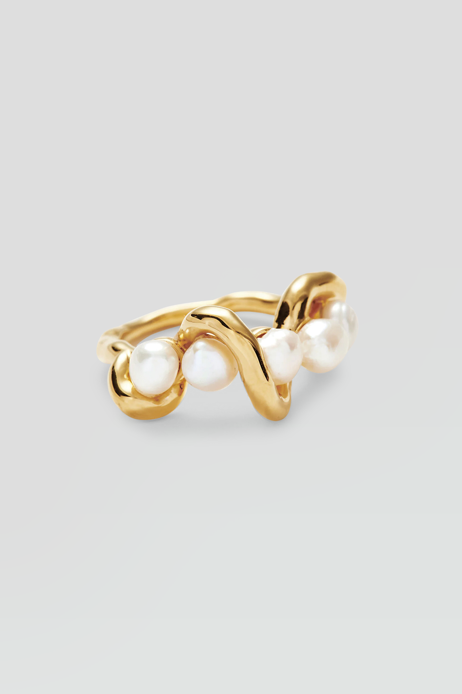 MISSOMA｜MOLTEN PEARL 珍珠扭紋戒指