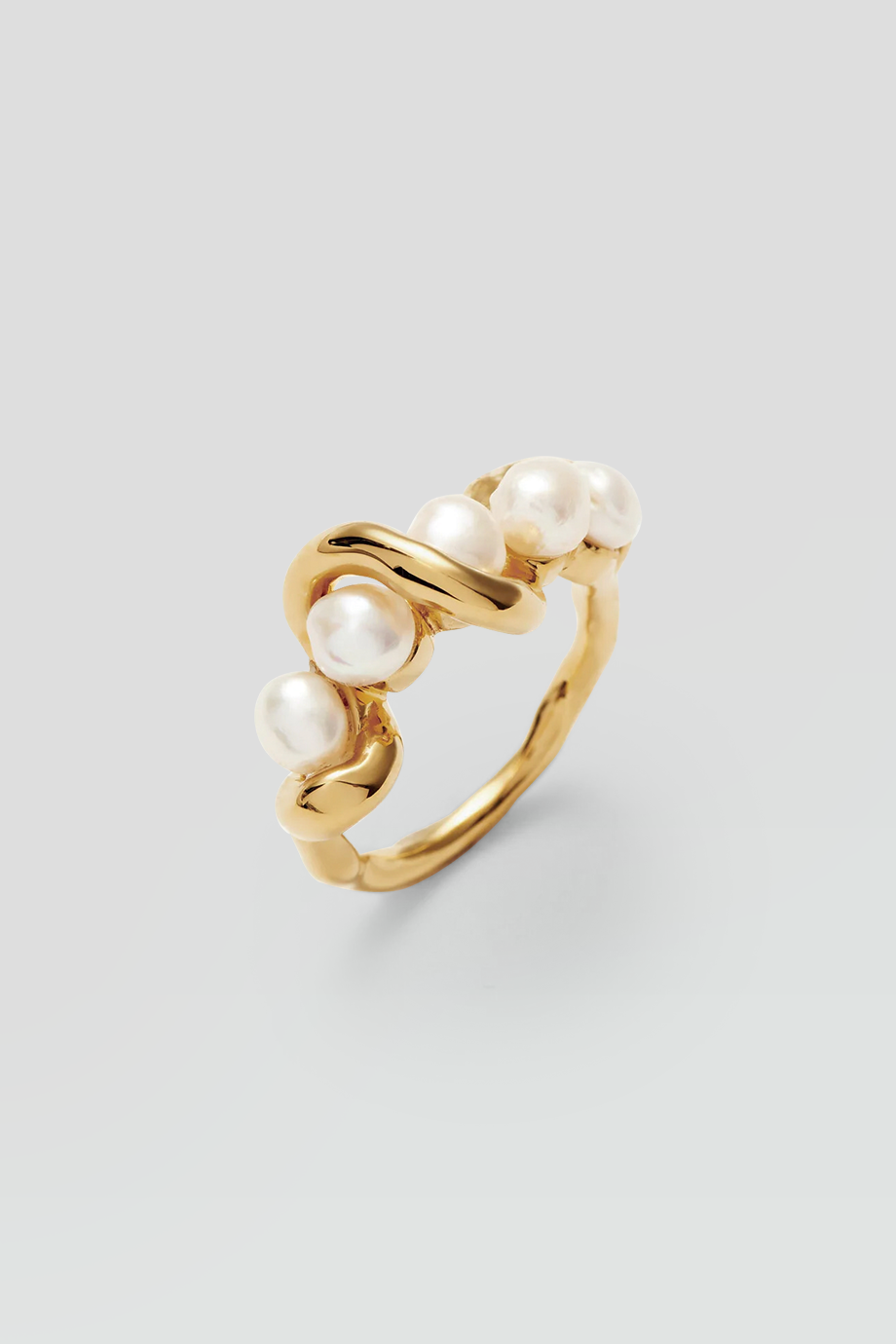 MISSOMA｜MOLTEN PEARL 珍珠扭紋戒指