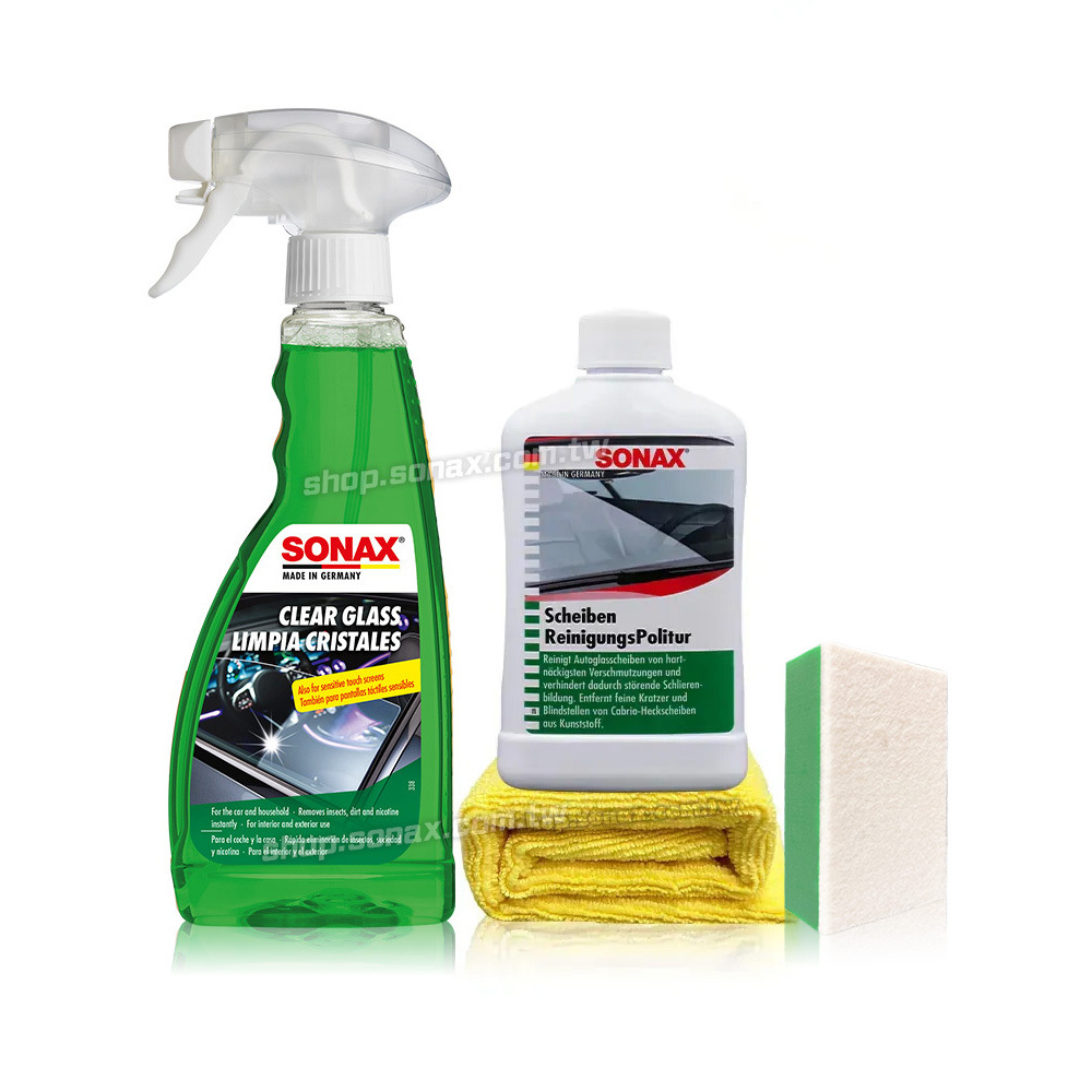 玻璃油膜清潔組 (清潔+保養)