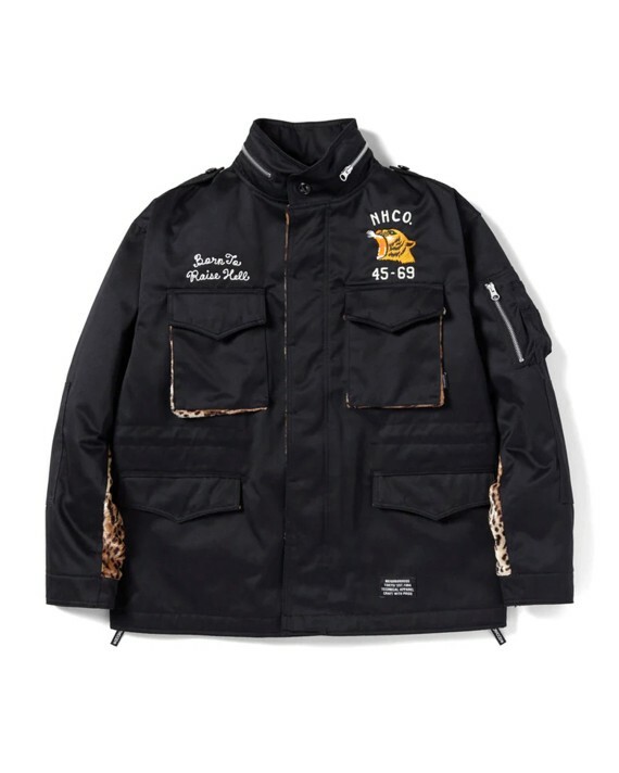 【Focus Store】預購 NEIGHBORHOOD M-65 Jk . Ec "Black" 印花外套 黑色