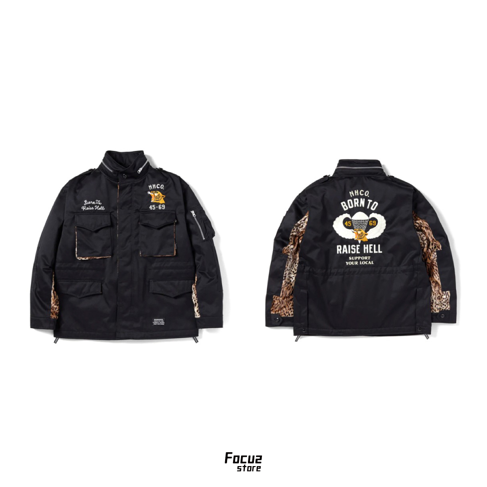 【Focus Store】預購 NEIGHBORHOOD M-65 Jk . Ec "Black" 印花外套 黑色