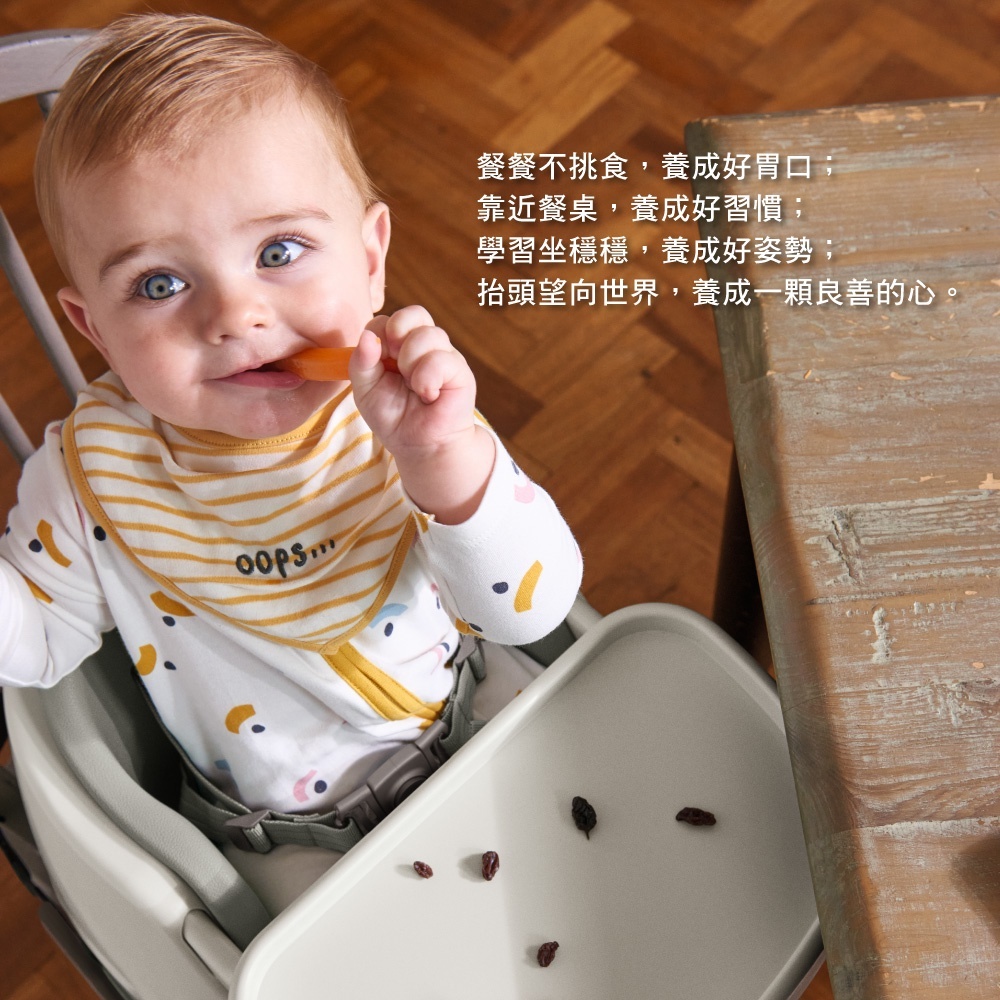 【樂森藥局】mamas&papas 三合一養成椅 v2 餐椅 babybug  附玩樂盤 用餐椅 幫寶椅