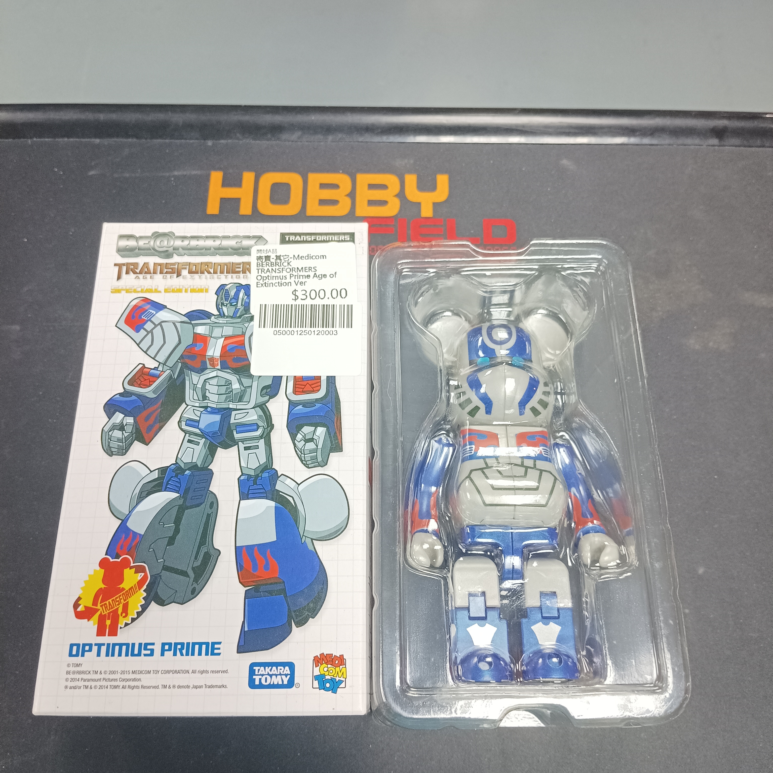 寄賣-其它-Medicom BE@RBRICK TRANSFORMERS Optimus Prime Age of Extinction Ver