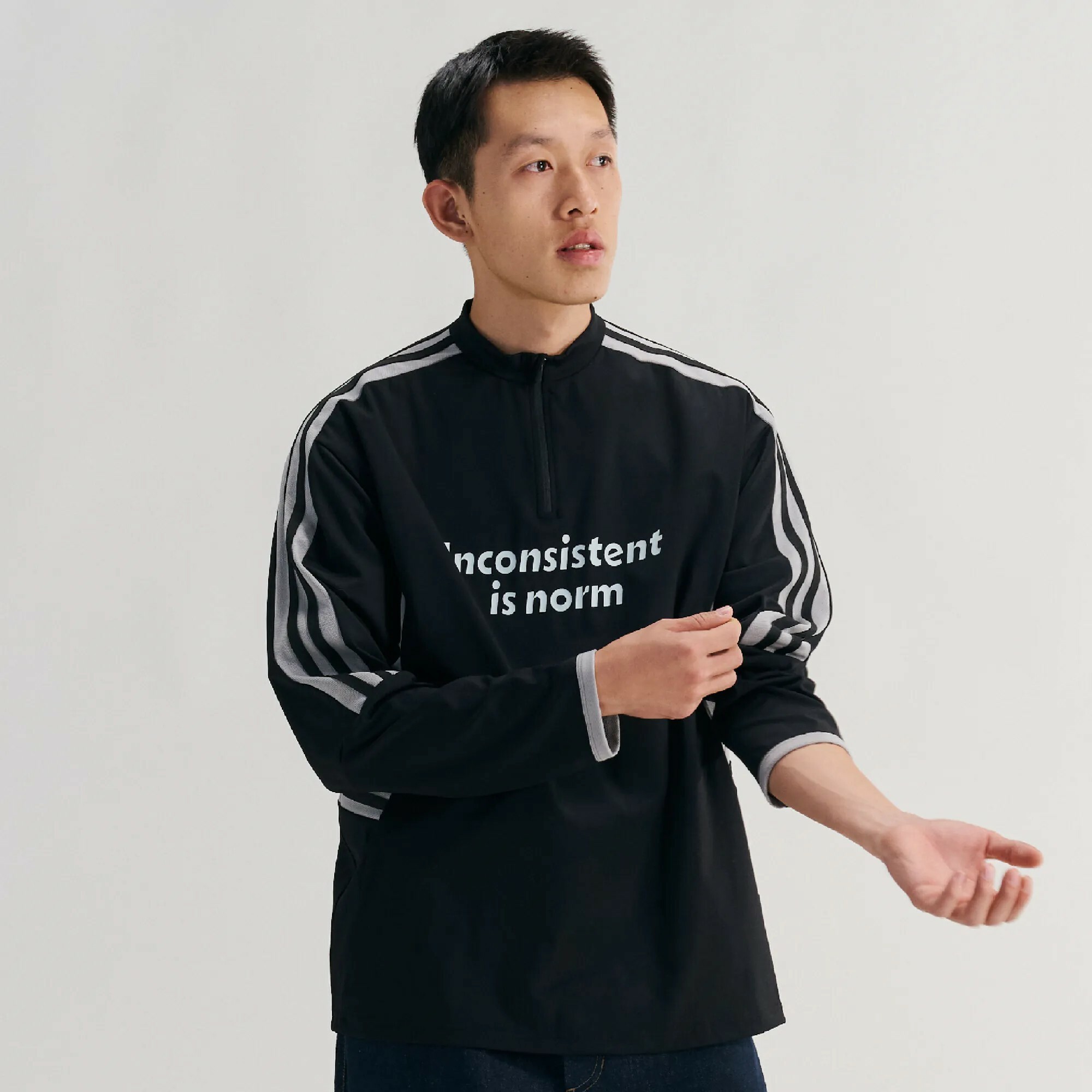 【現貨】BOHRHOO 25SS Functional Sports Jersey 速乾 拼接 運動 長袖 黑 深藍