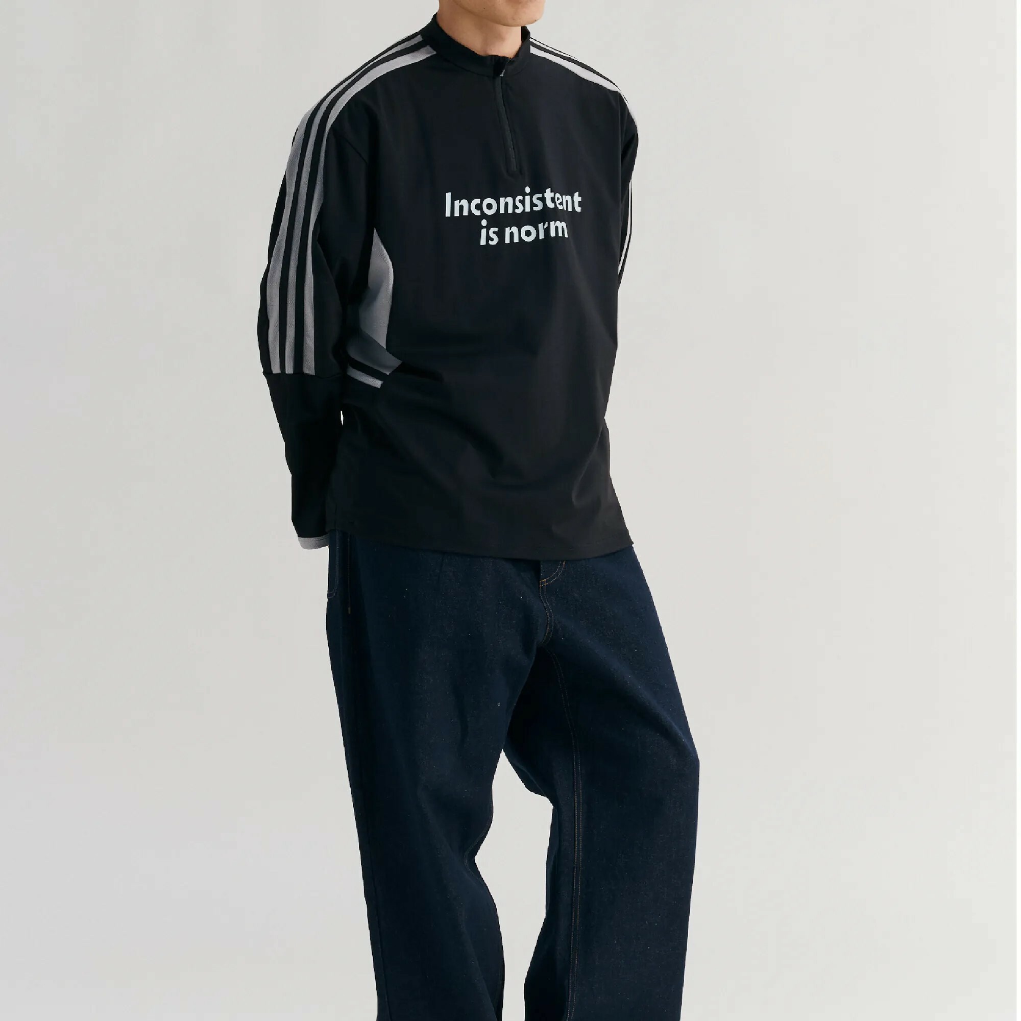 【現貨】BOHRHOO 25SS Functional Sports Jersey 速乾 拼接 運動 長袖 黑 深藍