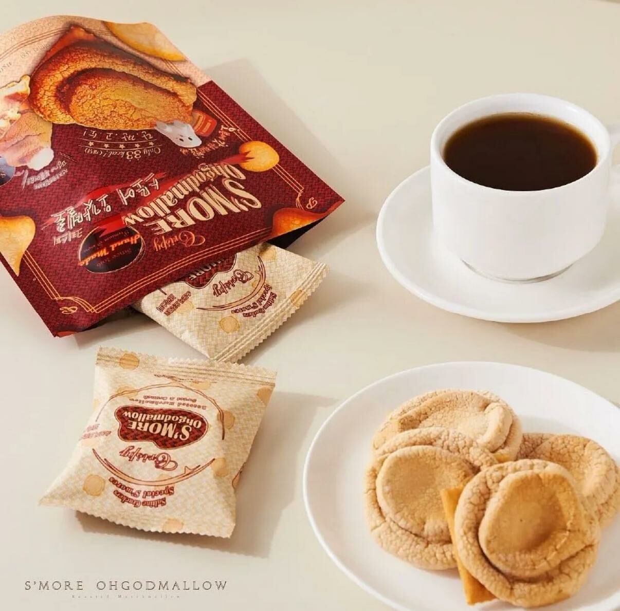 【直播】LX100326 韓國人氣手工S'mores 烤棉花糖餅 (獨立包裝 230g)