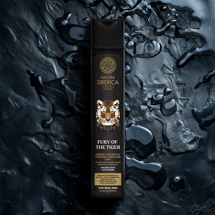 芫萃西伯利亞【烈焰之虎】男性活力淨爽洗沐二合一250ml - NATURA SIBERICA MEN