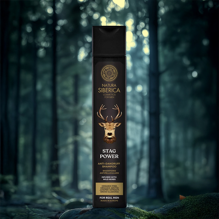 芫萃西伯利亞【能量之鹿】男性清爽抗屑洗髮精250ml - NATURA SIBERICA MEN