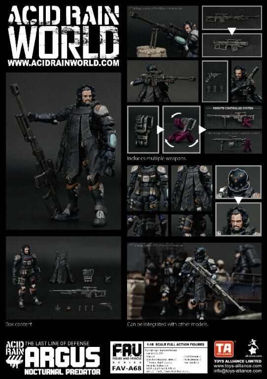 Toys Alliance: 1/18 Acid Rain FAV-A68 Argus Nocturnal Predator