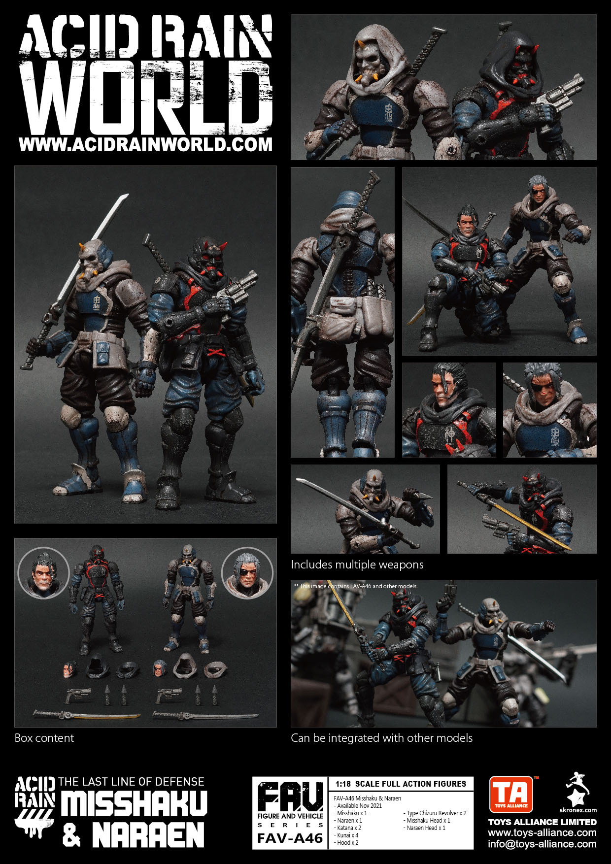 Toys Alliance: Acid Rain FAV-A46 Misshaku & Naraen