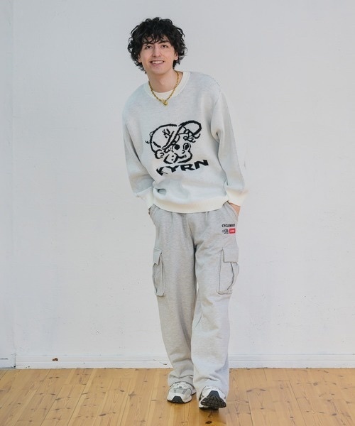 kaoyorinakami / face jacquard knit