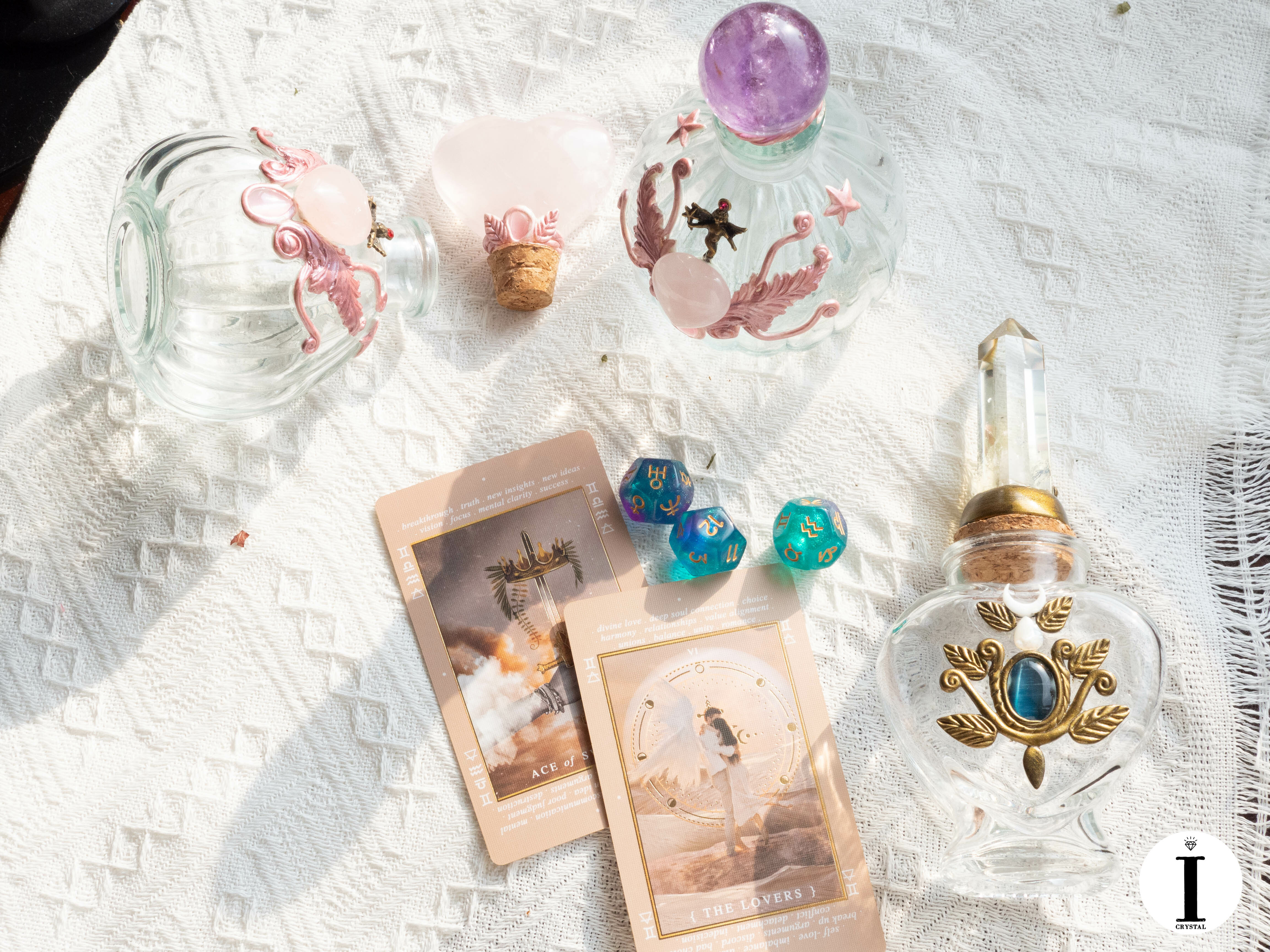 禱術塔靈瓶  — 賜福 (占卜加水晶能量)