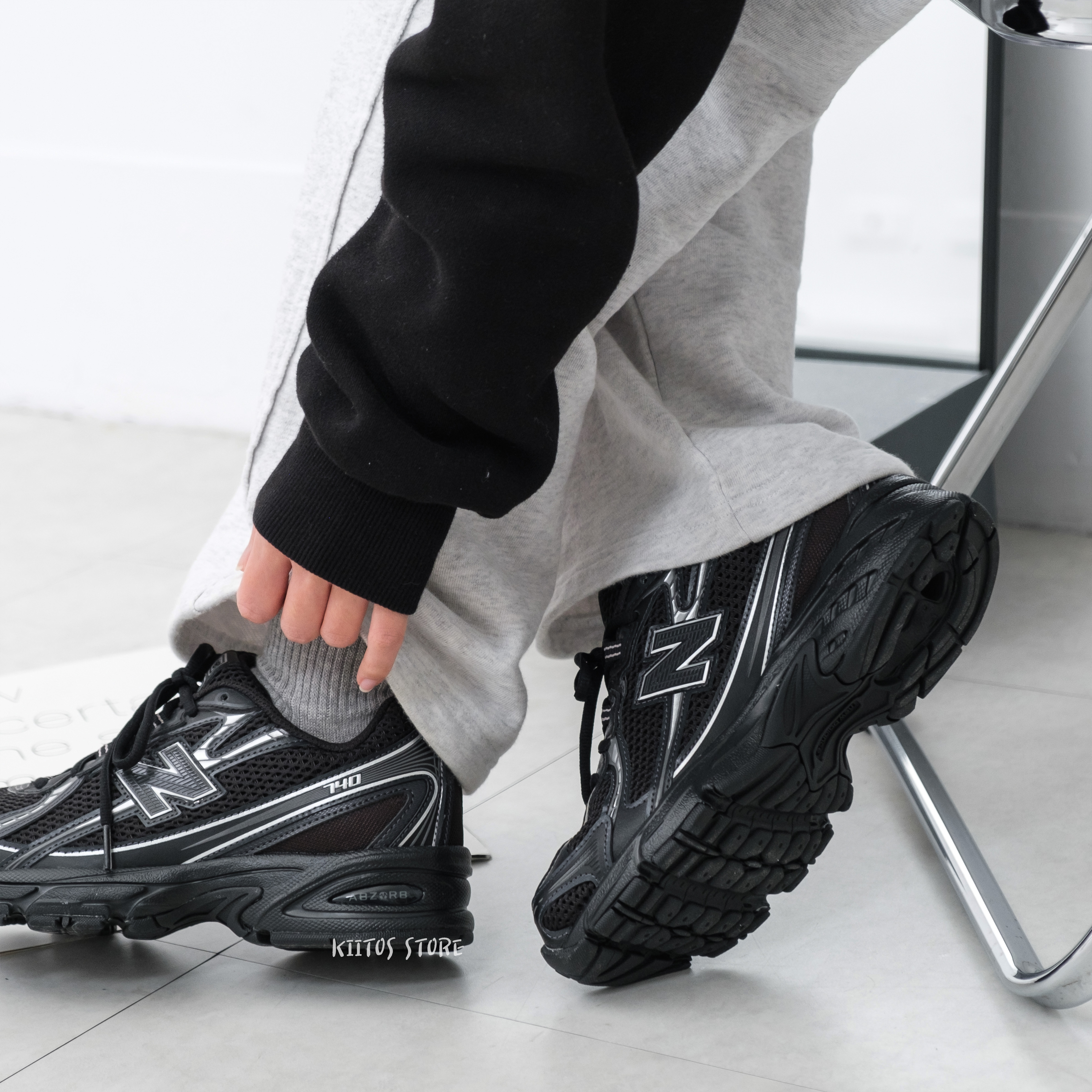 New Balance 740 "Black Silver" 全黑 黑銀 男女鞋 U740BM2