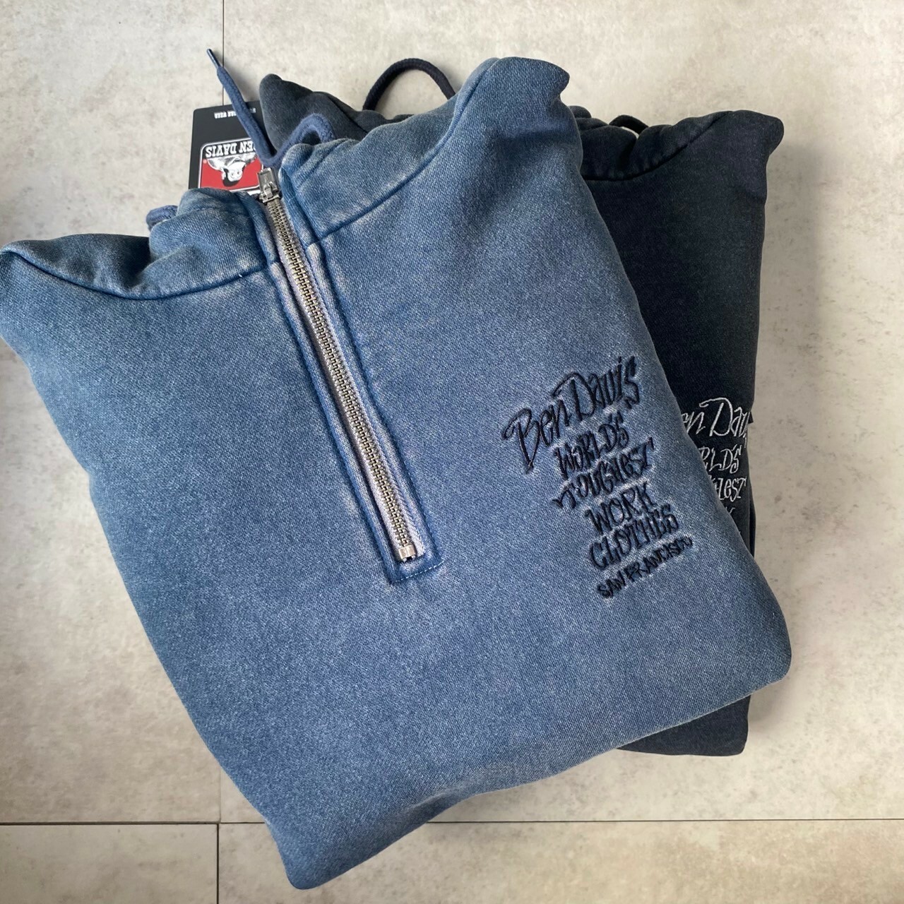 Ben davis水洗印刷拉鍊帽Tee C-24780046