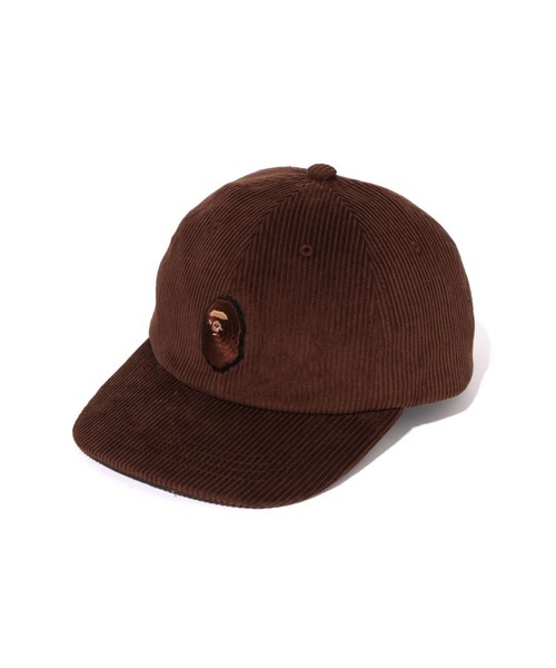 A BATHING APE Ape Head Corduroy Cap 猿頭 4色 燈芯絨 老帽 棒球帽 帽子