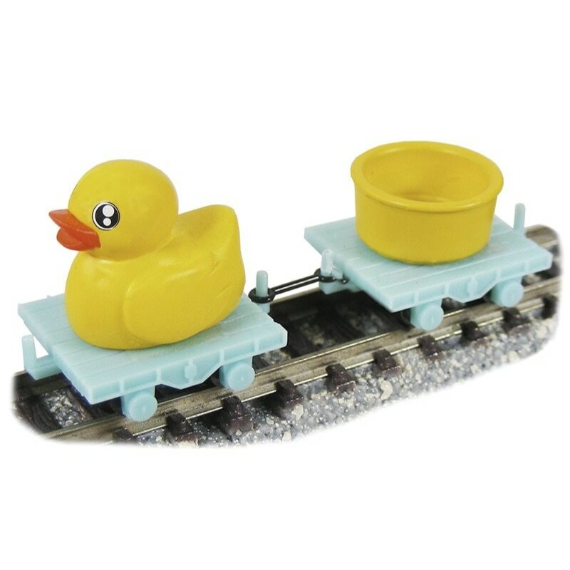 津川洋行 JT-04 N規 鳥型列車.鴨子.附推車(無動力)