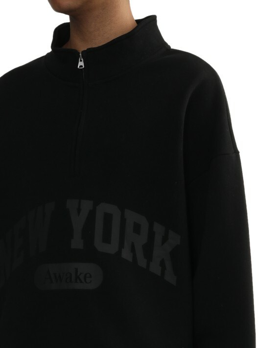 【Focus Store】預購 AWAKE NY New York half-zip sweatshirt "Black" 黑色 半拉鏈衛衣