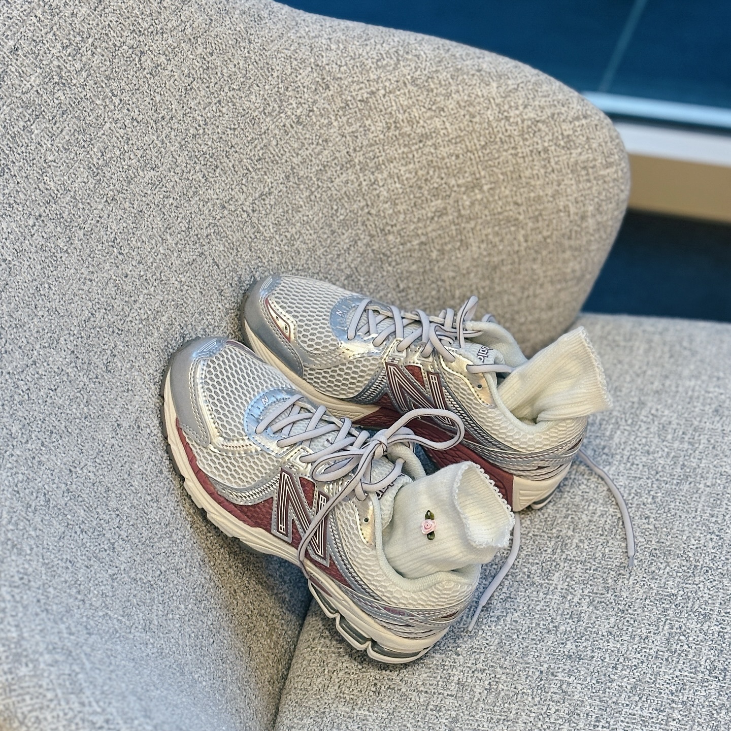 New Balance 860 日本限定 玫瑰粉 白銀 液態銀 復古 慢跑鞋 ML860CC2