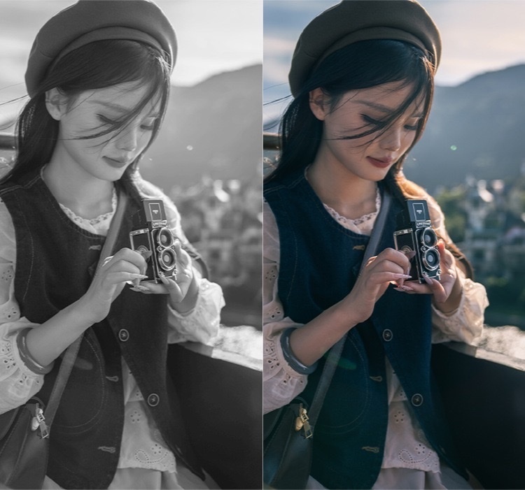 Chuzhao M1手動搖桿復古相機