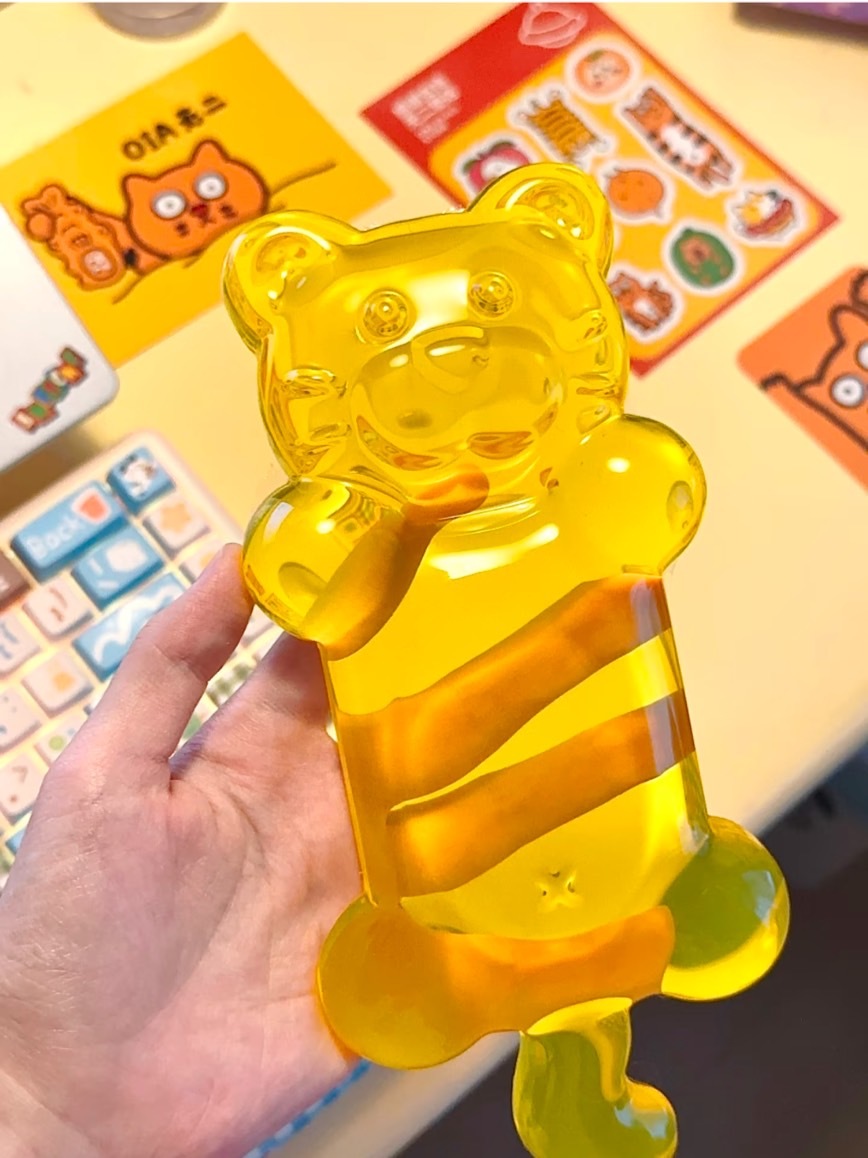 小熊軟糖 矽膠滑鼠墊 禮盒包裝