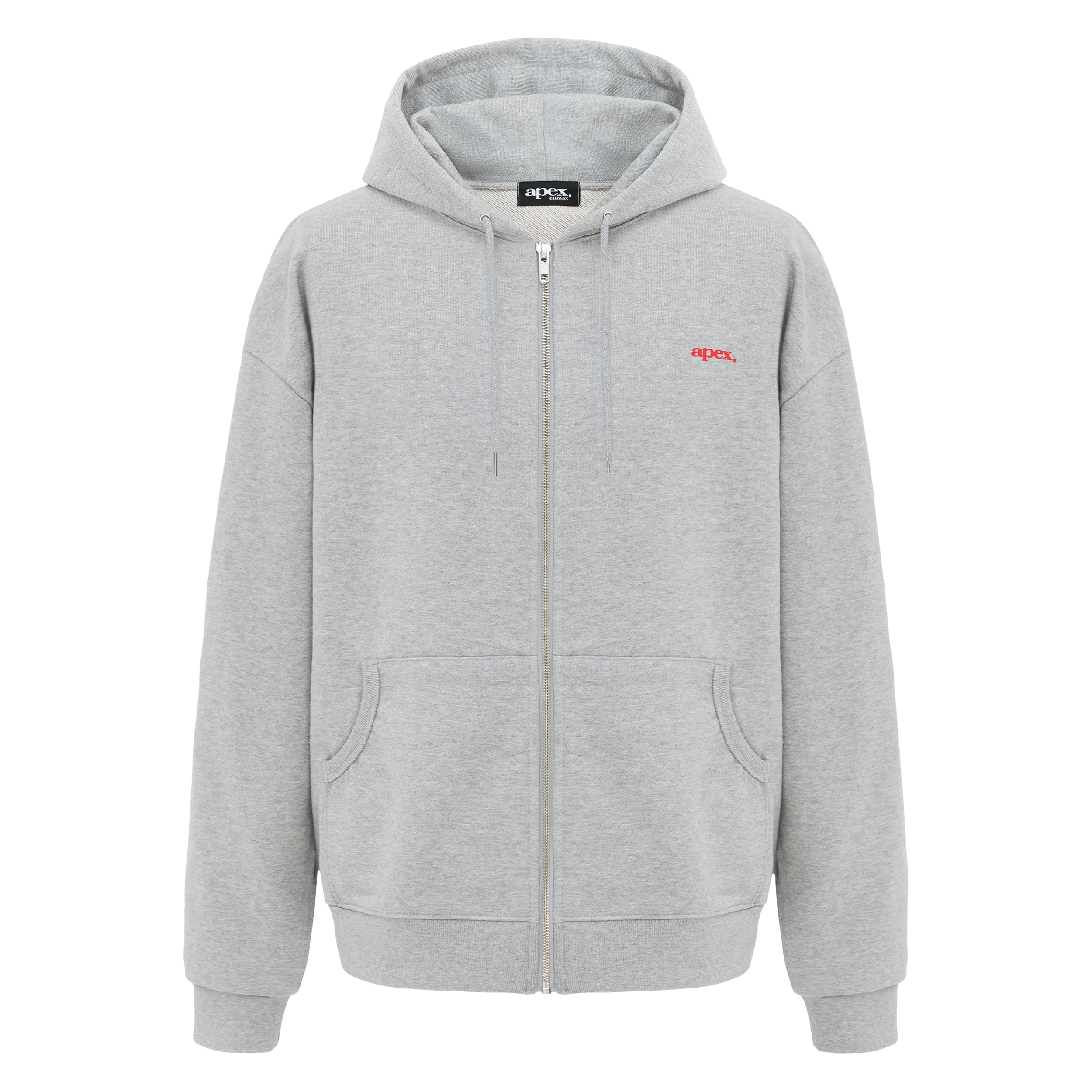 APEX NEW ERA ZIP UP HOODIE / GRAY