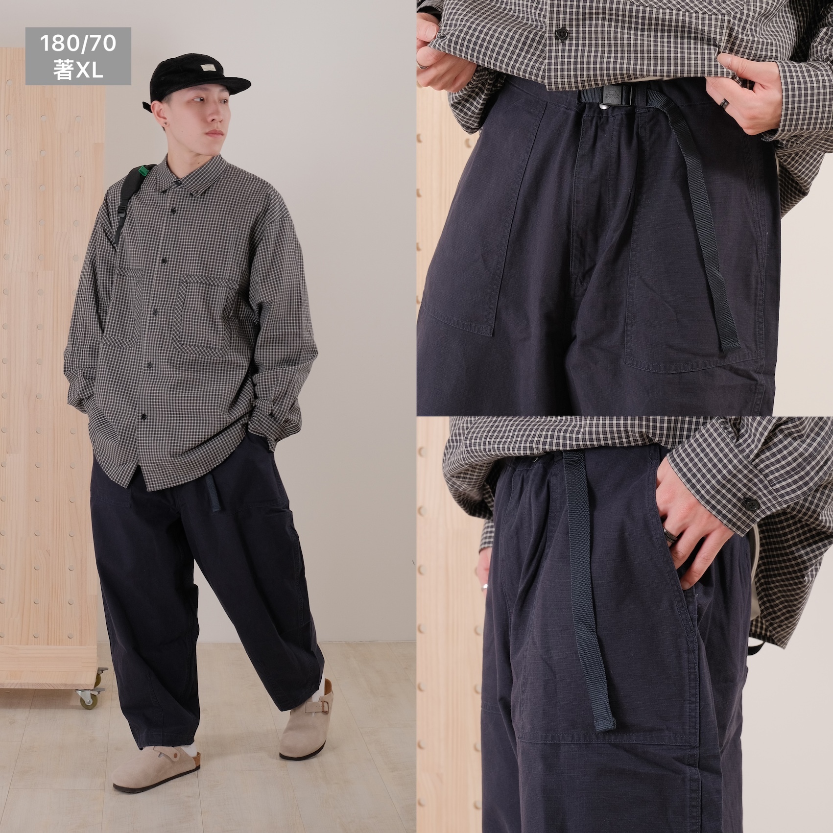 <現貨>IVORY Tapered Pants 皮帶 耐穿 基本款 錐形褲 兩色【LB0203NT】