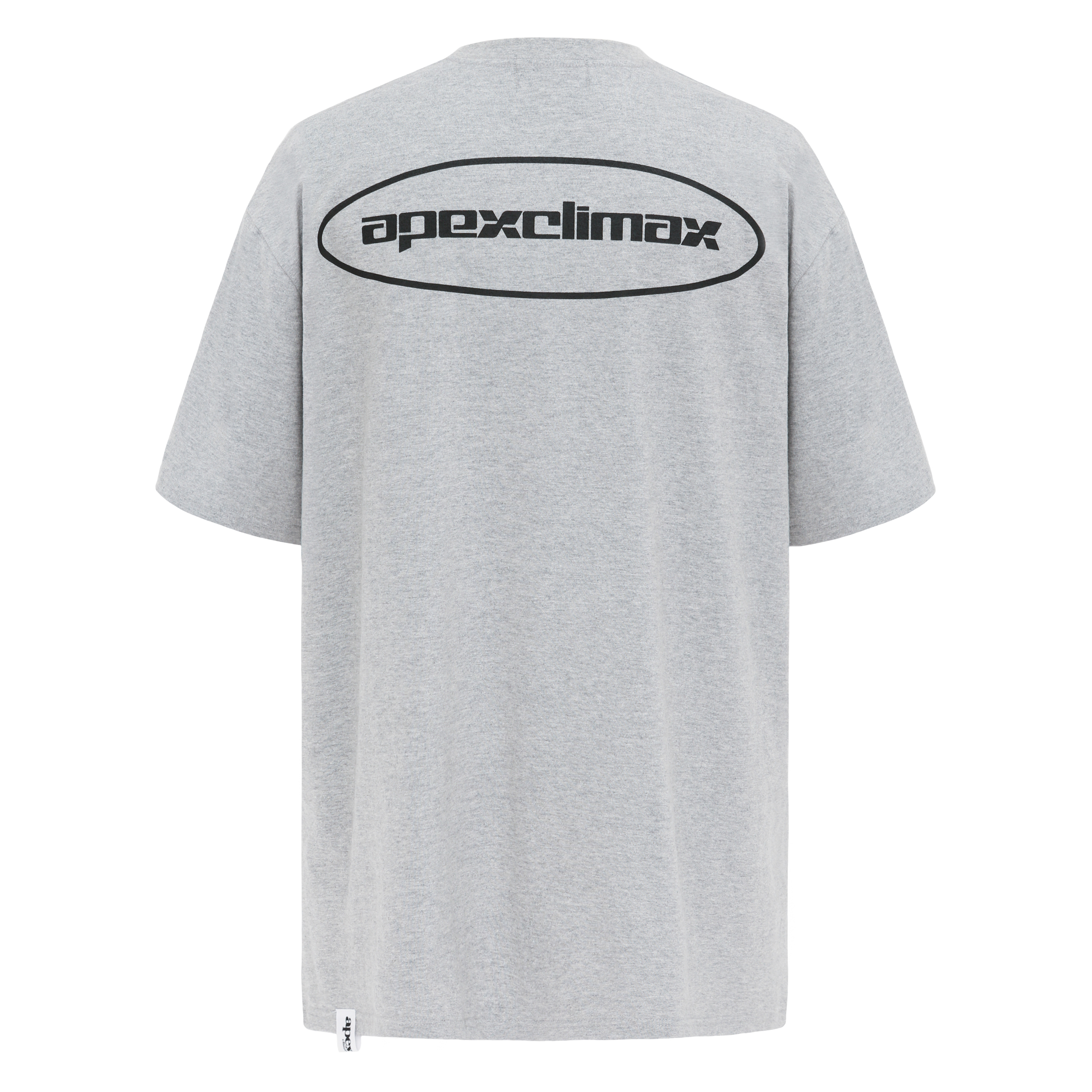 APEX BOLD CIRCULAR OVERSIZE T-SHIRT / GRAY