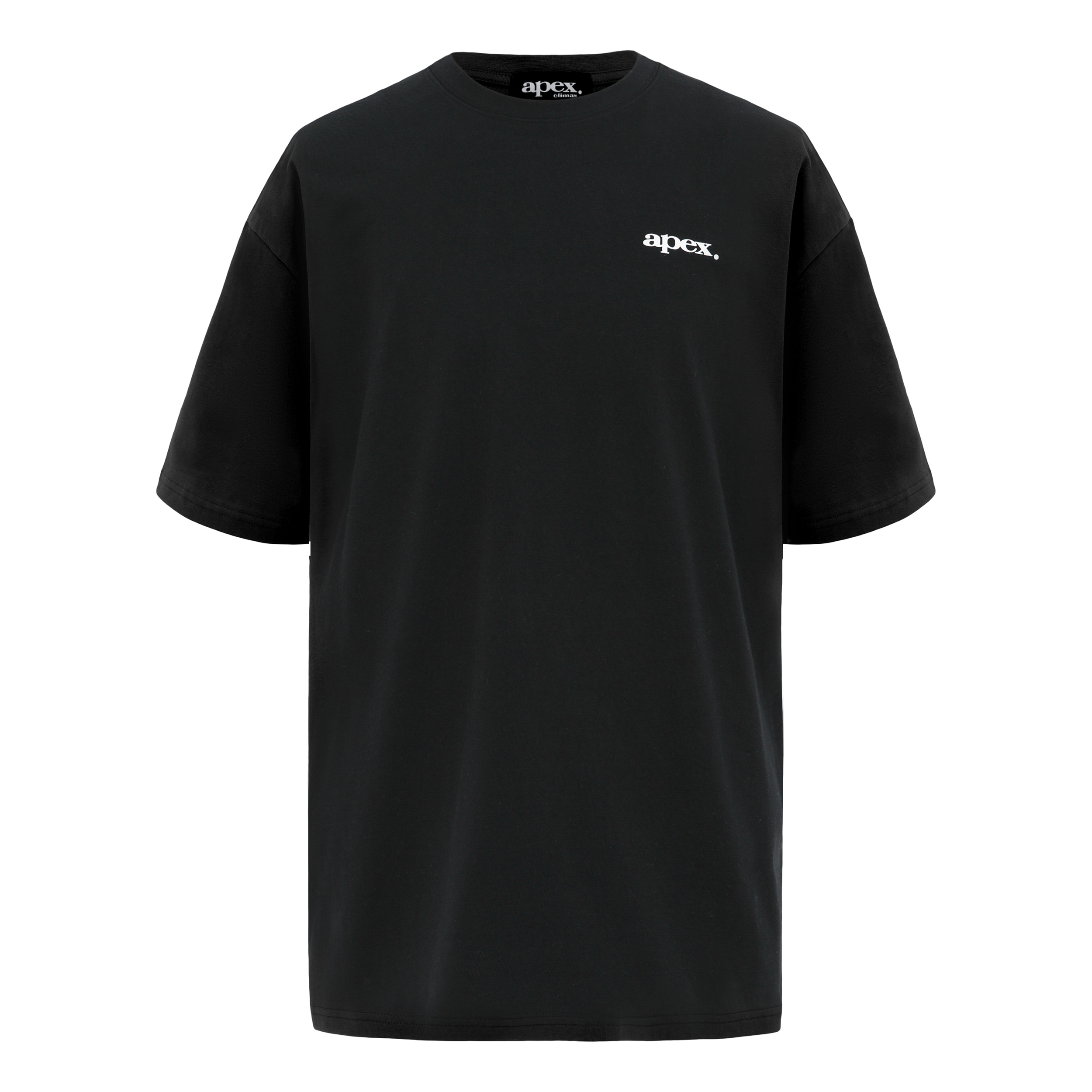 APEX BOLD CIRCULAR OVERSIZE T-SHIRT / BLACK