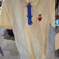 [S] MLB NY HEART EMBROIDERED T-SHIRT DRESS,CREAM, 3FOPH0133GP001-50CRS (SMLB427)