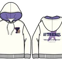 [S] YSW CAMPUS HOODED SWEEAYSHIRT F LUNA,IVORY, H4WSW04IVLNF (SYW319)