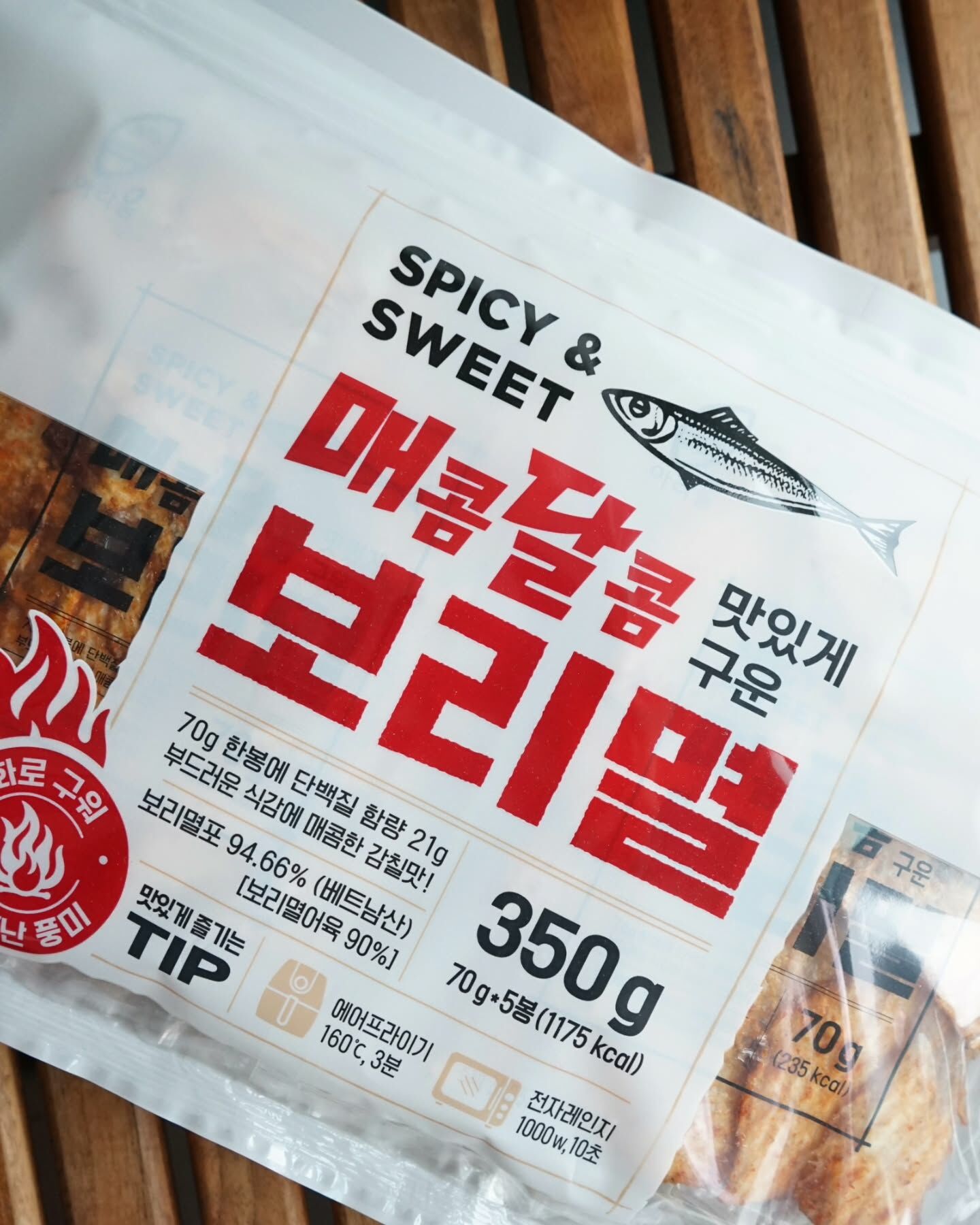 【SamSam 韓國直播】LL011811 Spicy & Sweet 辣美味魚片 350g