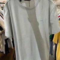 [S] GUESS MEN'S POLYESTER SILICONE LABEL SHORT SLEEVE T-SHIRT,LIGHT MINT, MO2K9491-LMT [FINAL SALE] (SGU653)