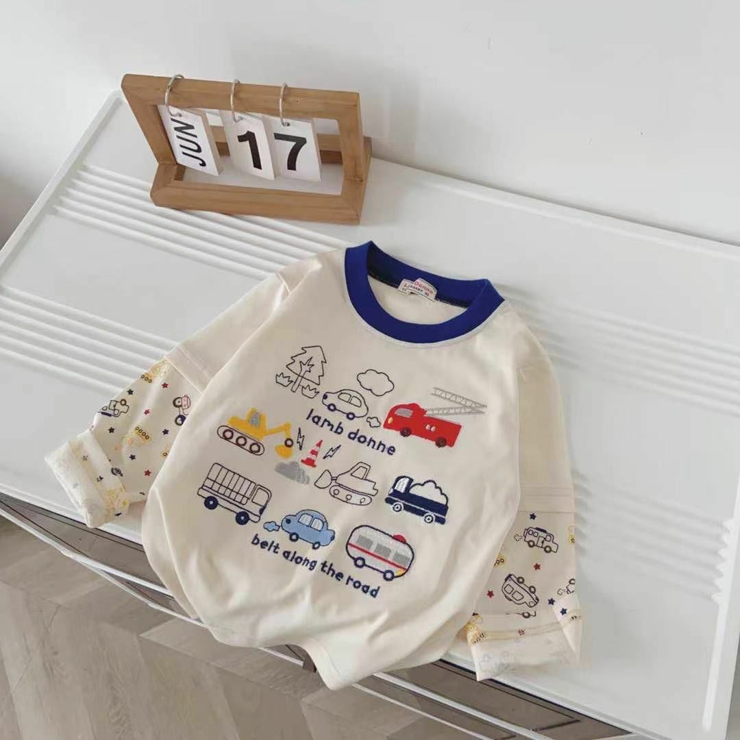 日單 miki拼接長袖