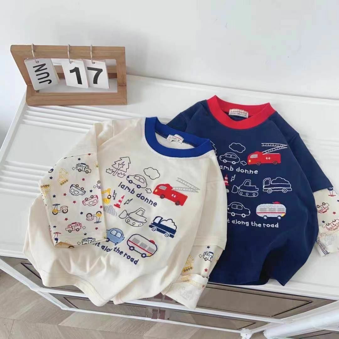 日單 miki拼接長袖