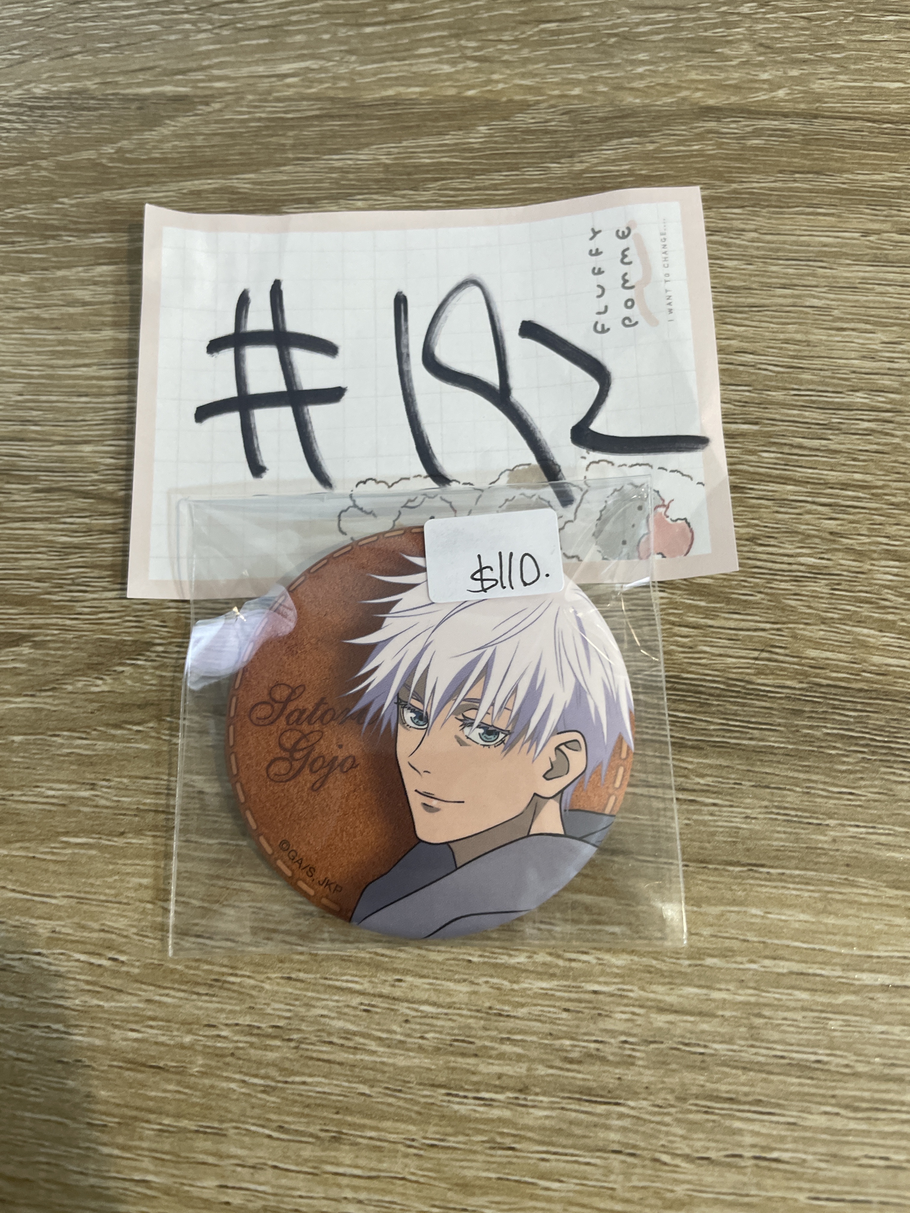 咒術迴戰 五條 襟章#192