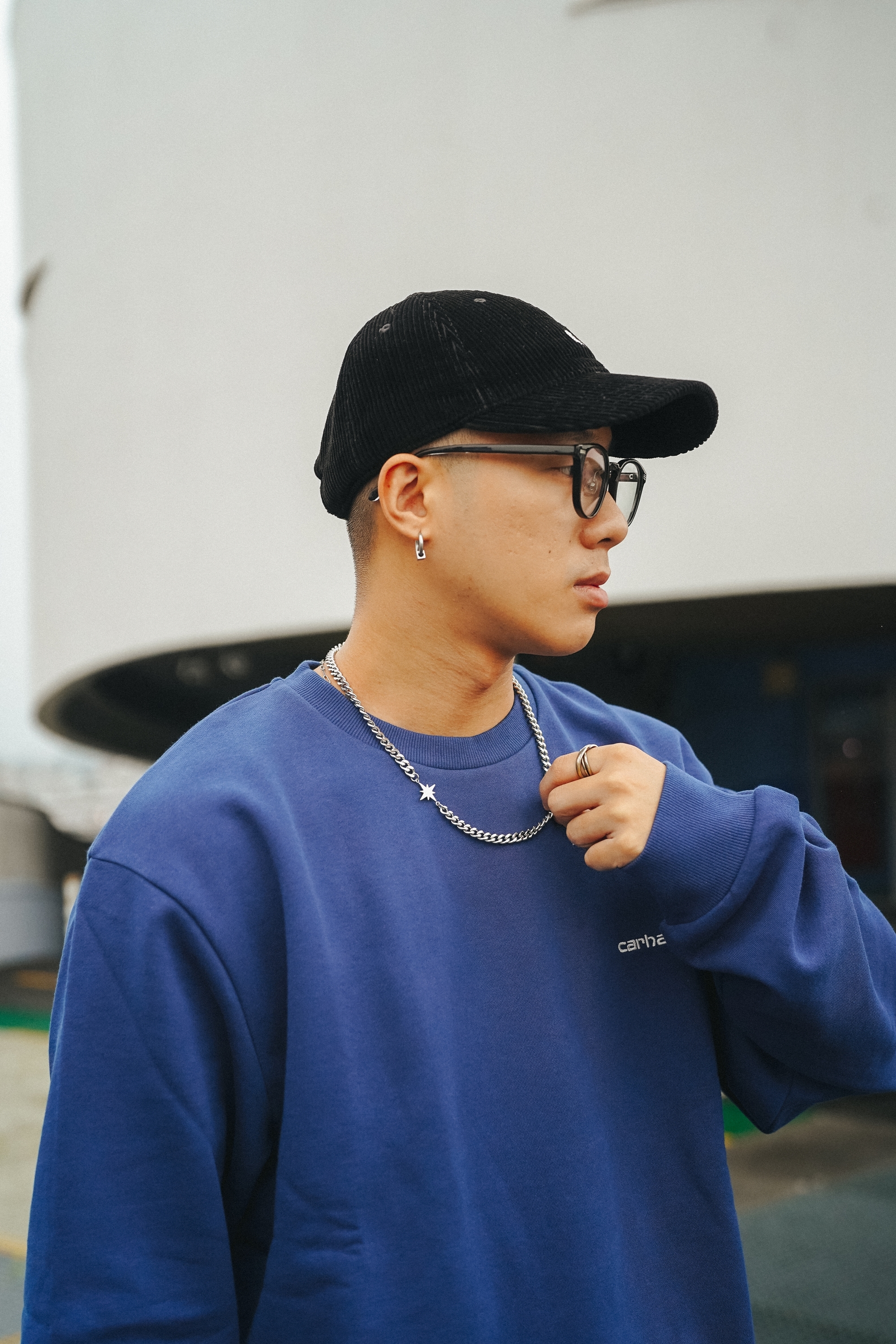 #現貨 (ACCN586) 鋼項鍊 星芒古巴項鍊