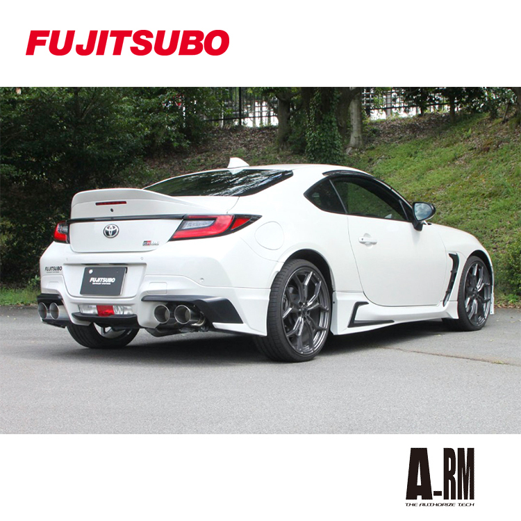 FUJITSUBO A-RM GR後下巴專用四出排氣管 TOYOTA GR86 2022-