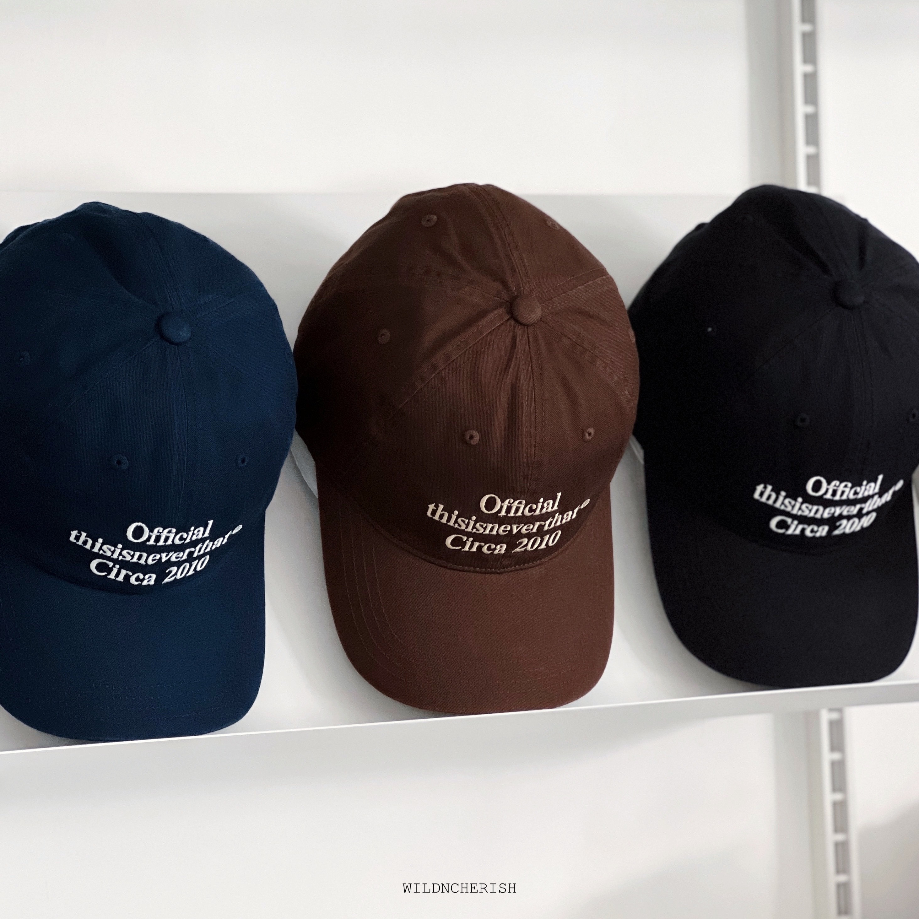 現貨 | Thisisneverthat Times Cap 黑色 啡色 深藍色