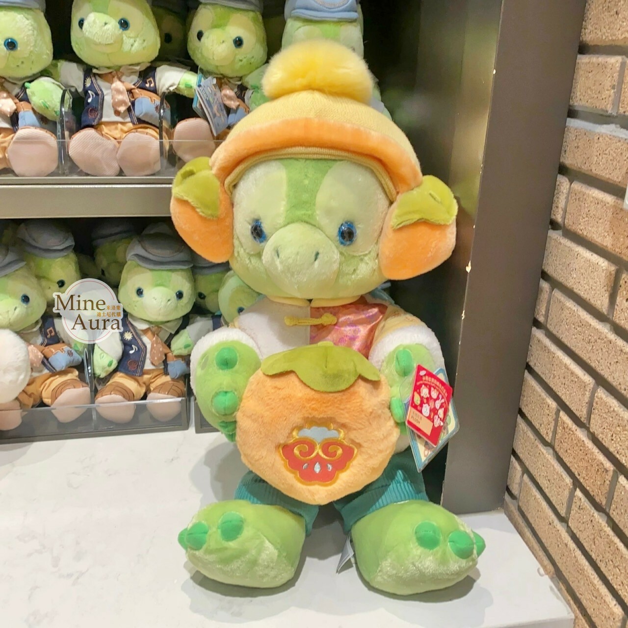 (限時特價) 2025 新春限定 達菲 Duffy 與好友們 奧樂米拉 海龜 OluMel M號 服裝造型 娃娃 玩偶 -上海迪士尼樂園