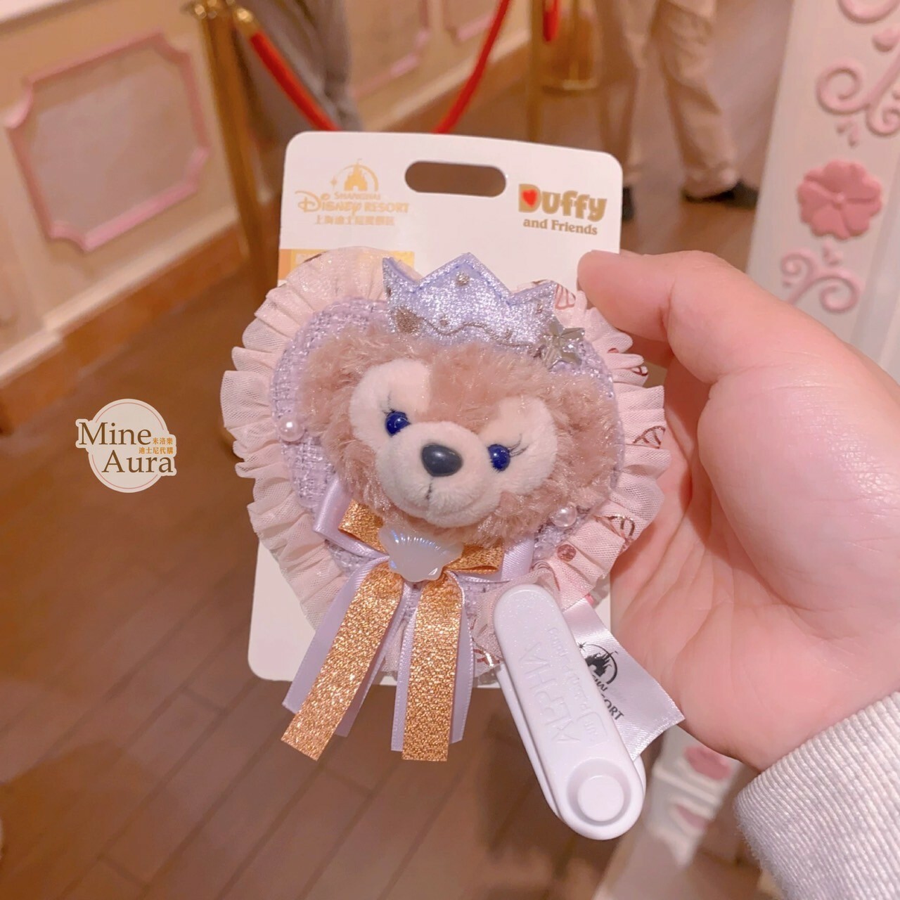 夢幻慶典系列 雪莉玫 ShellieMay 胸花配飾 髮夾 髮飾 -上海迪士尼樂園