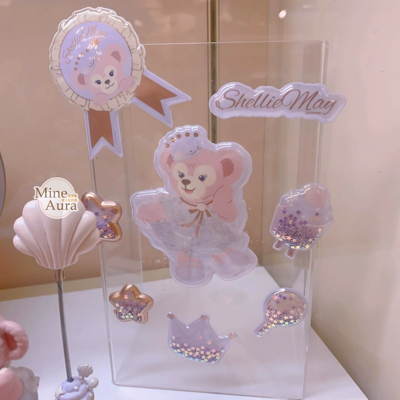 夢幻慶典系列 雪莉玫 ShellieMay DIY 裝飾 貼紙 -上海迪士尼樂園