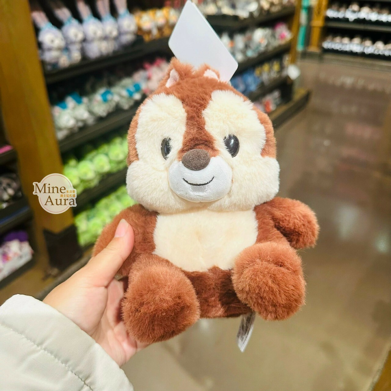 黑鼻 奇奇 Chip 手腳可動設計 玩具 絨毛 娃娃 玩偶 奇奇蒂蒂 Chip 'n Dale -上海迪士尼樂園