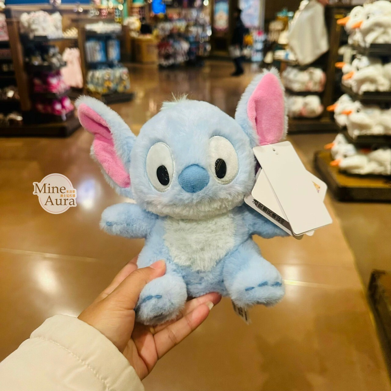 史迪奇 Stitch 手腳可動設計 玩具 絨毛 娃娃 玩偶 星際寶貝 Lilo & Stitch -上海迪士尼樂園